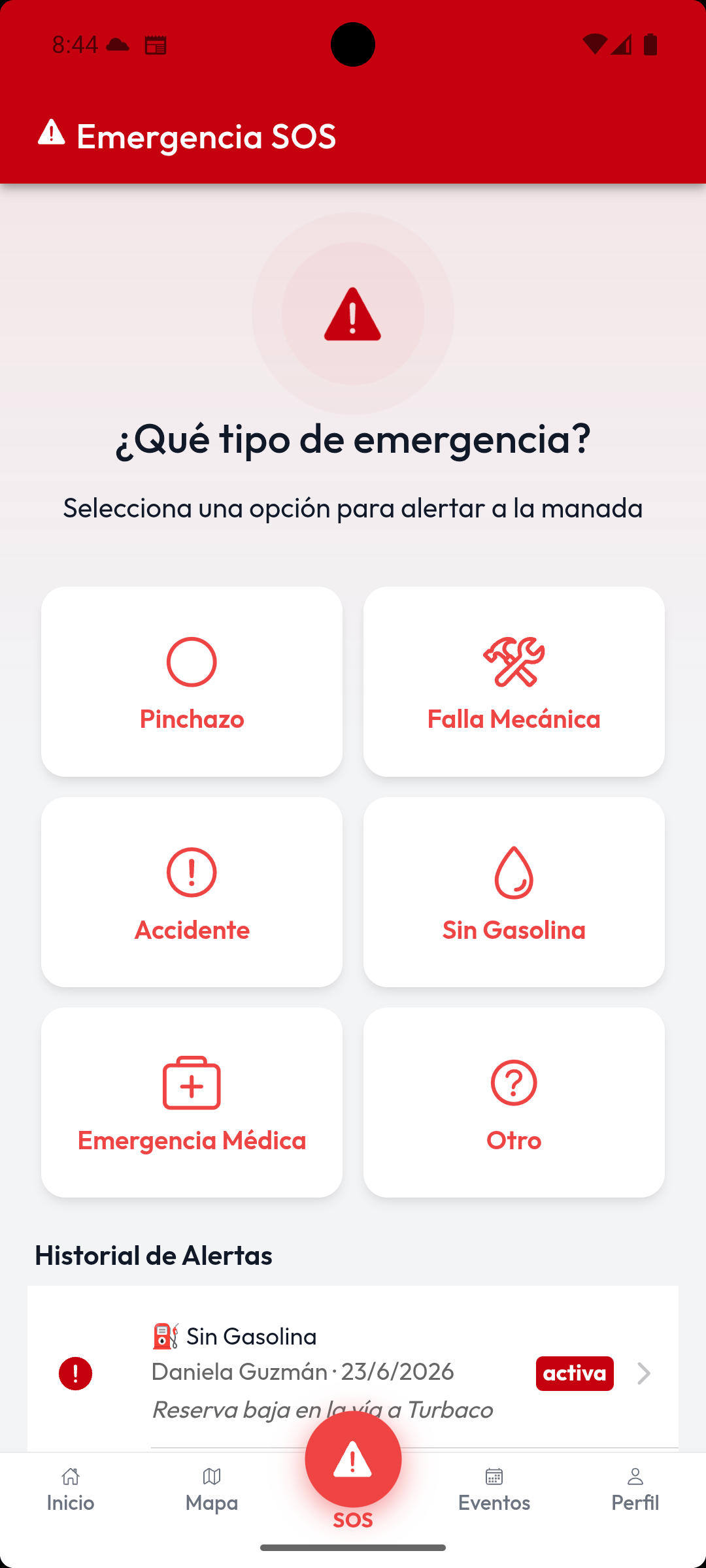 Emergencia SOS